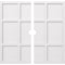 Ekena Millwork Rubik Architectural Grade PVC Ceiling Medallion, 38"OD x 3"ID x 13 1/4"C x 1"P, Two-Piece CMP38RK2-03000 - alternate 1